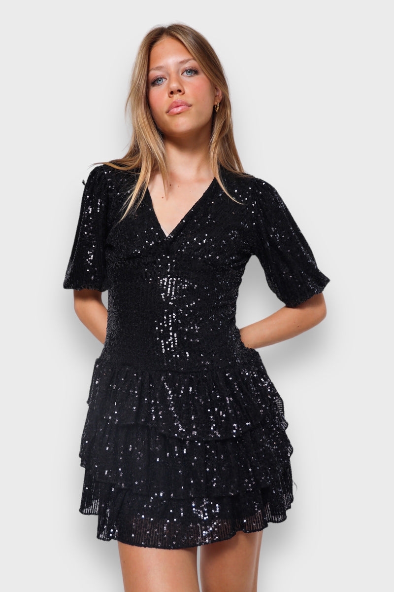 "Miami glitter" dress black