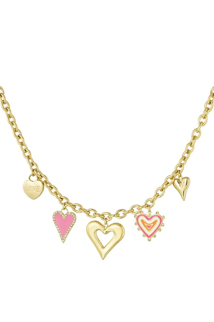 "Charms" necklace amore
