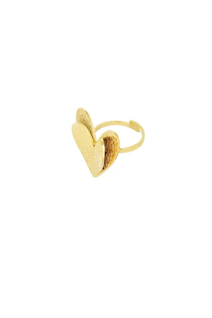 "Double heart" ring