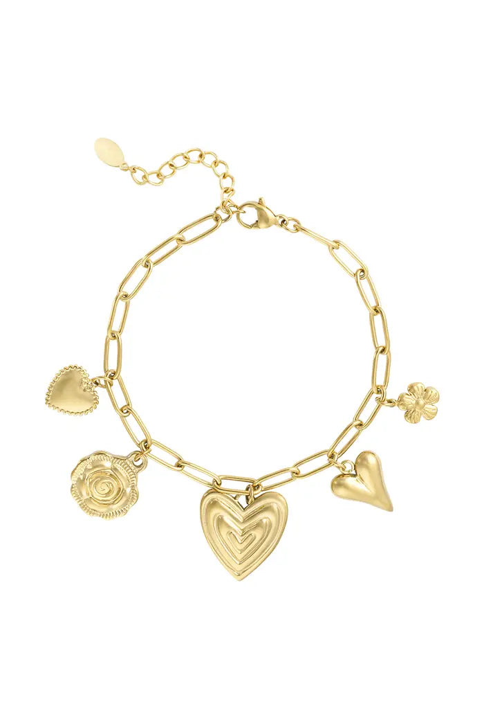 "Charms" bracelet heart