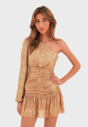 "Dream" dress gold