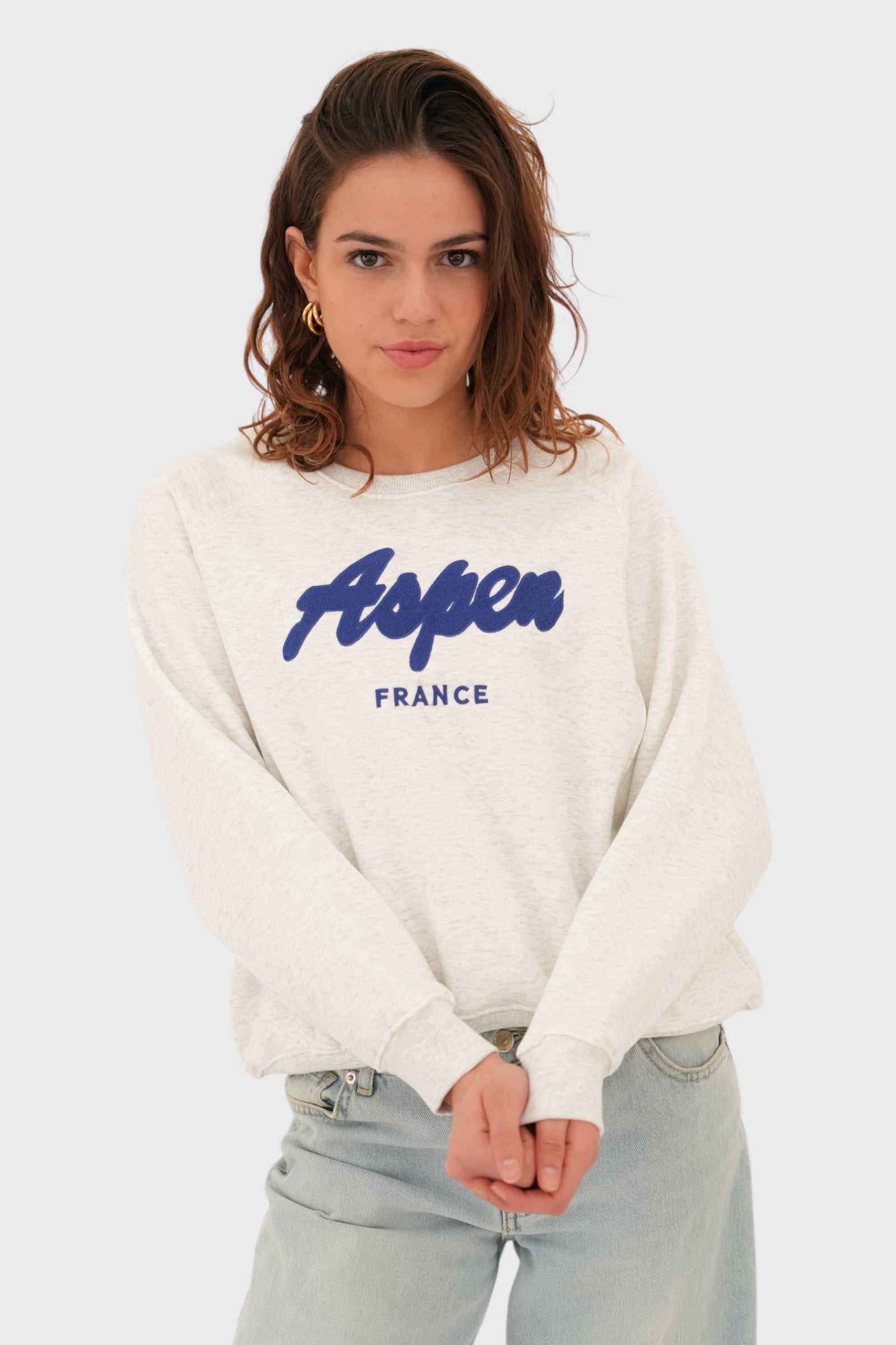 "Aspen" sweater blue