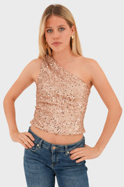 "Sparkle" top pink