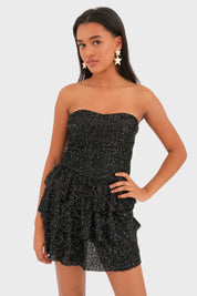 “Nightfall" dress black