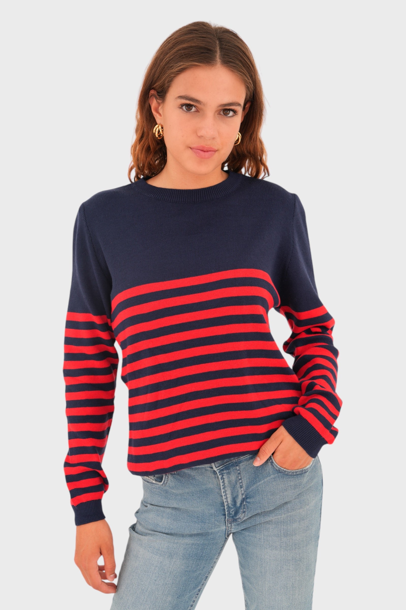 "Sweden" sweater red