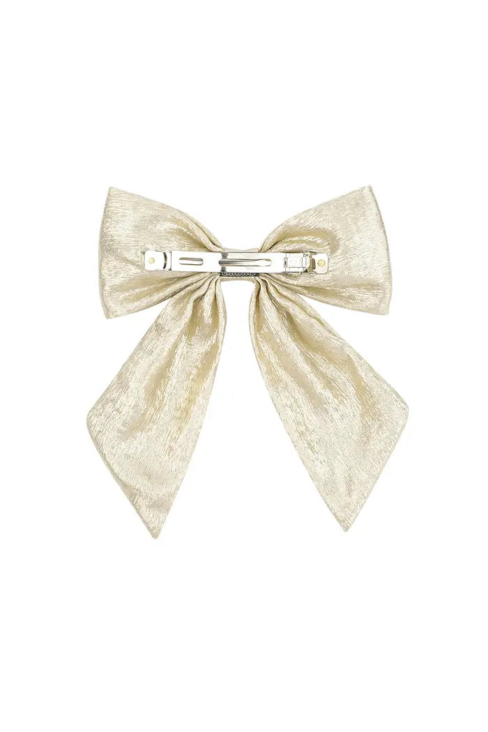 "Bow" hairclip gold