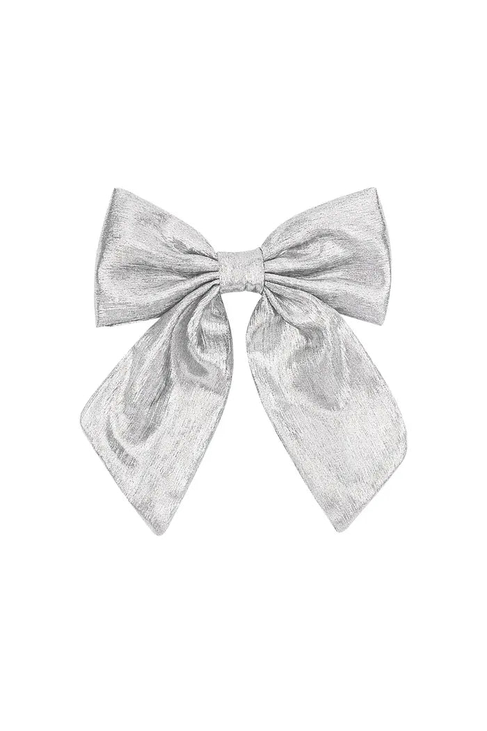 "Bow" hairclip silver