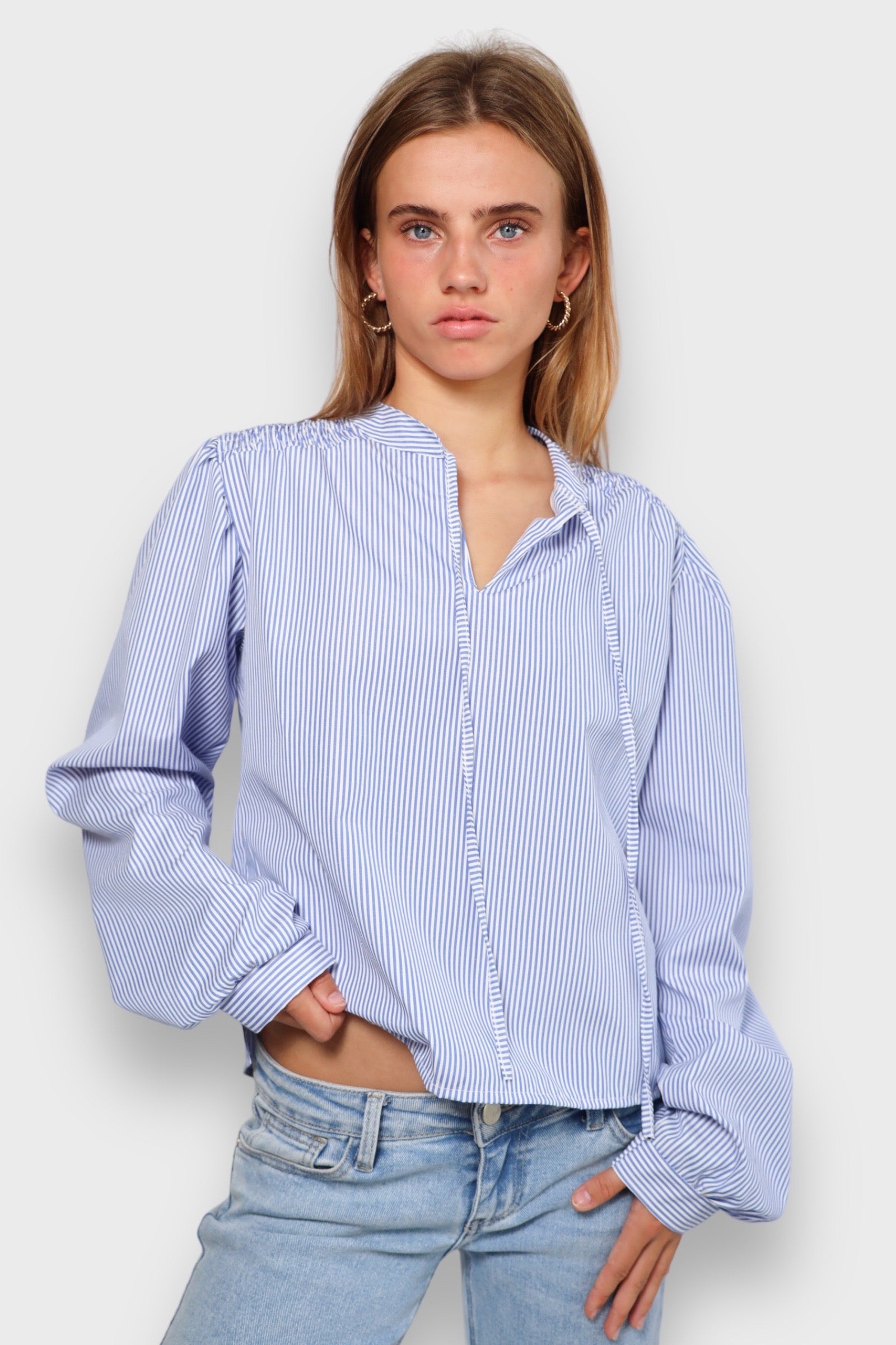 "Striped" blouse