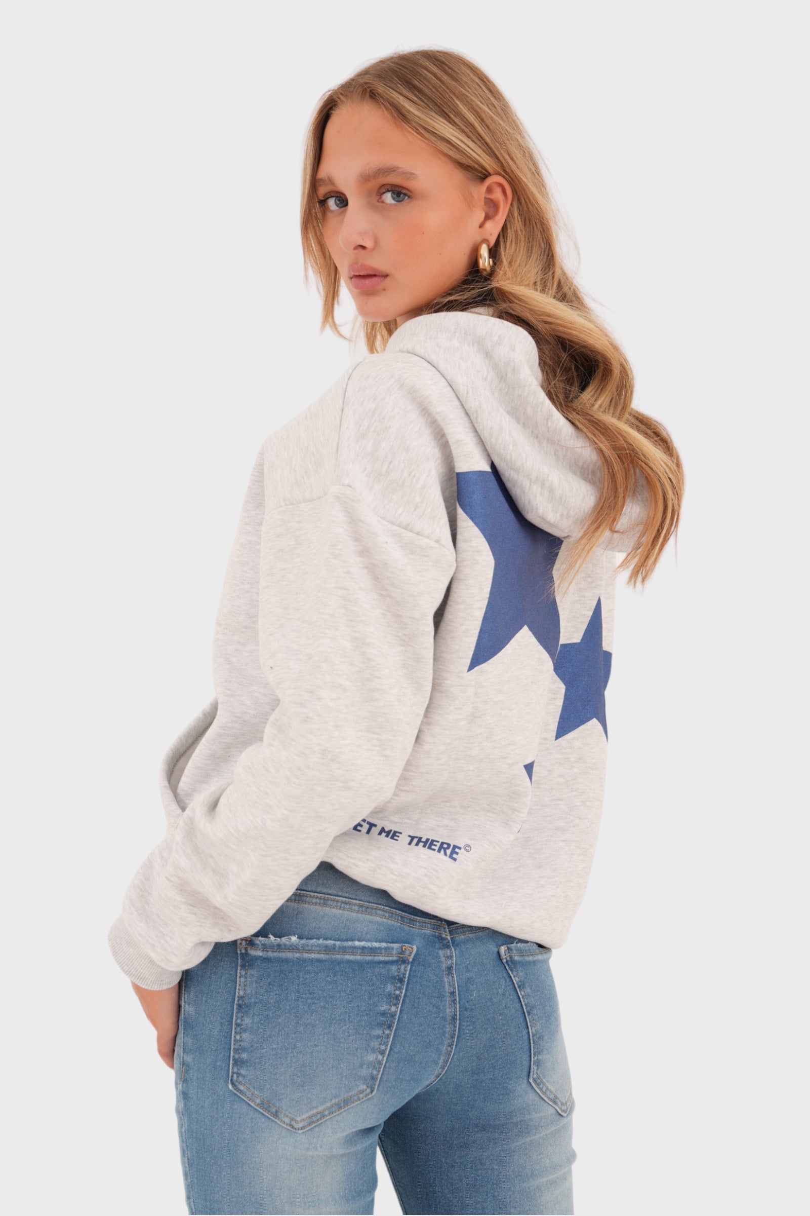 "Stargirl" hoodie gray