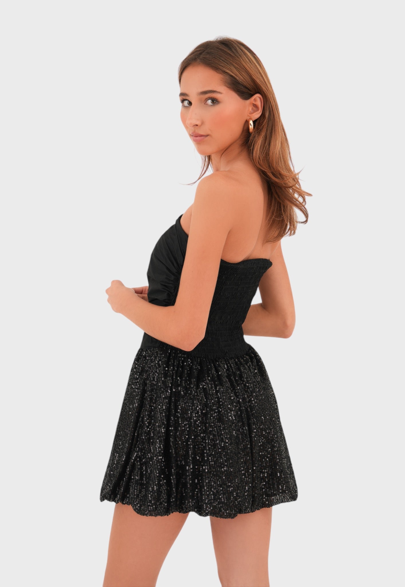 "Sparkle" dress black