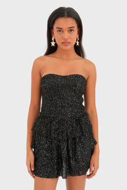 “Nightfall" dress black