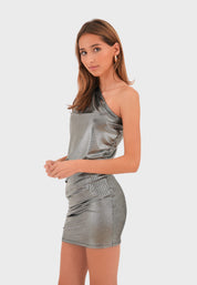 "Shimmer" dress silver