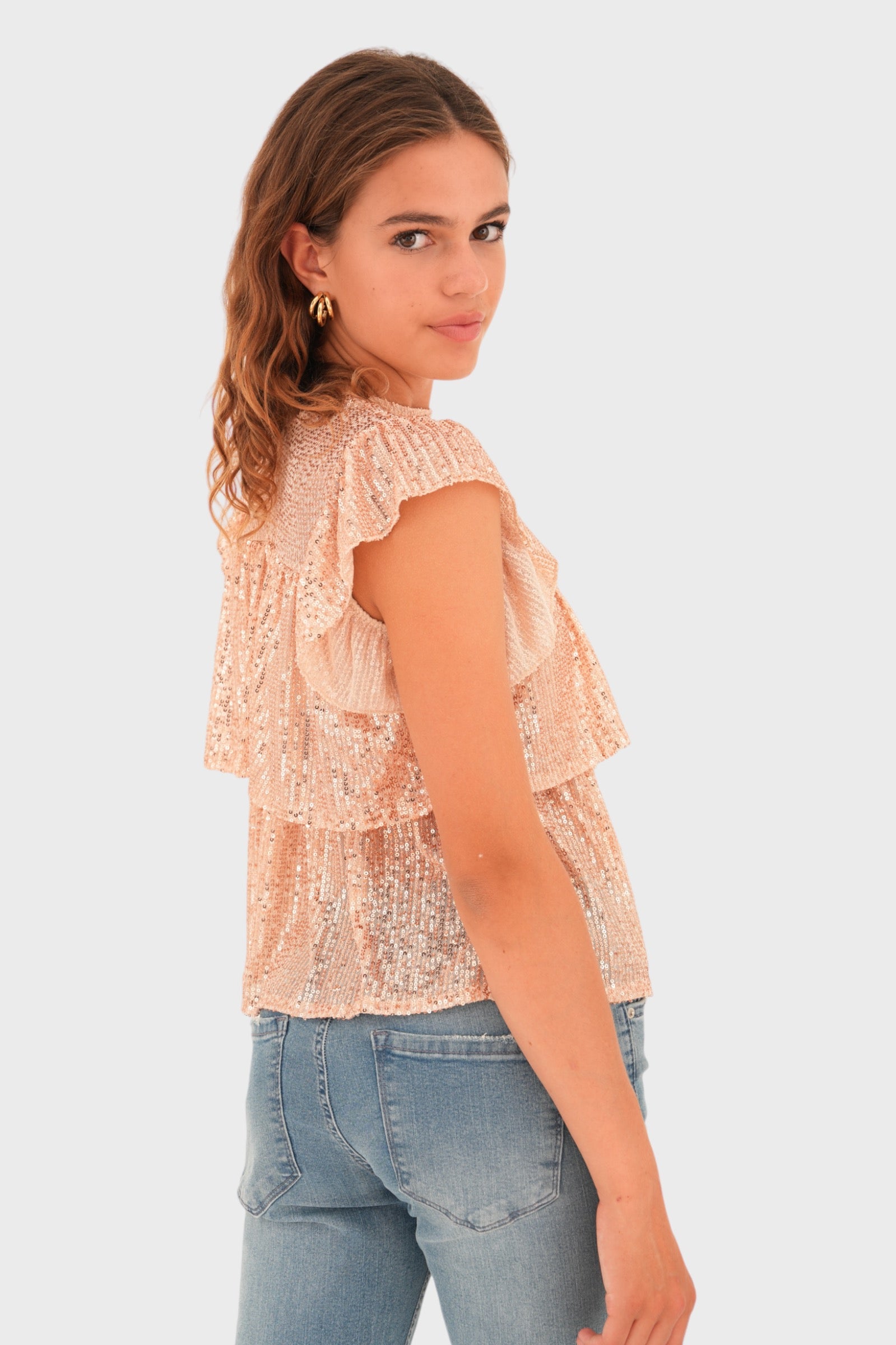 "Lottie" top gold