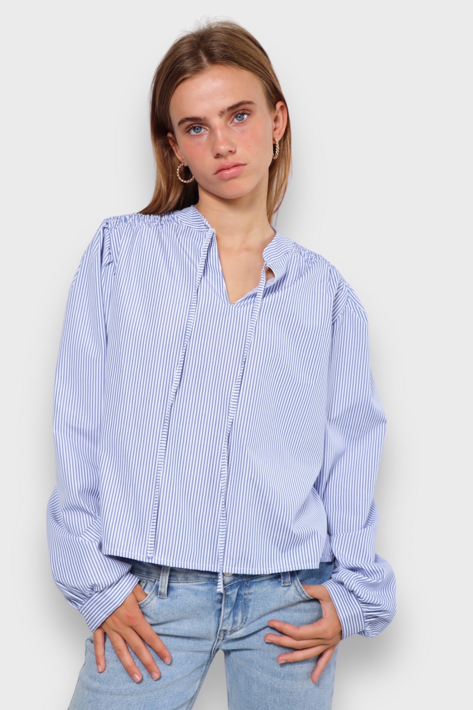 "Striped" blouse