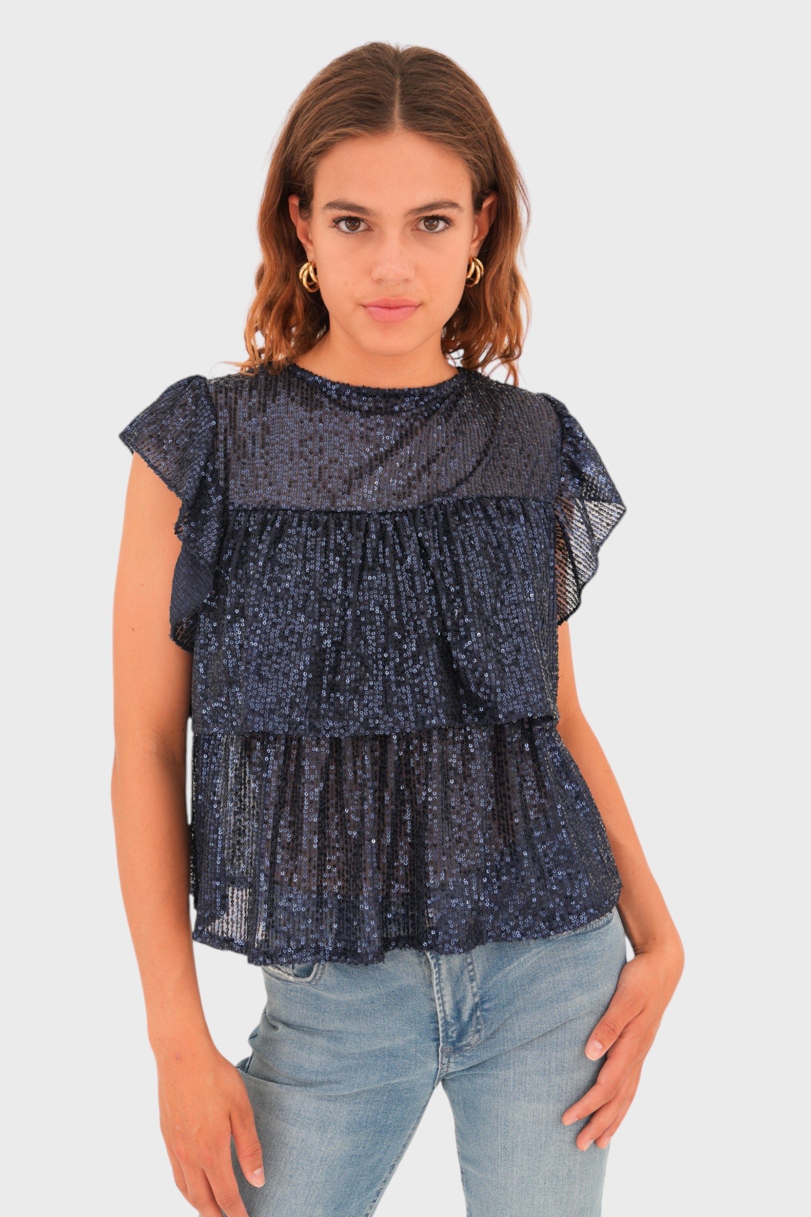 "Lottie" top navy