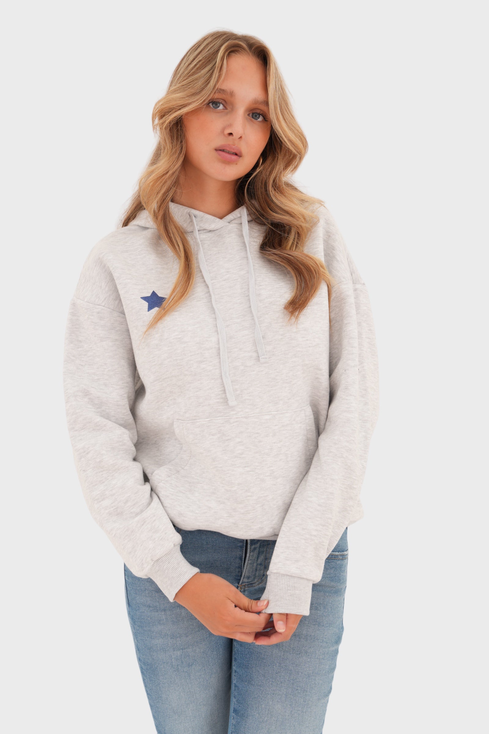 "Stargirl" hoodie gray