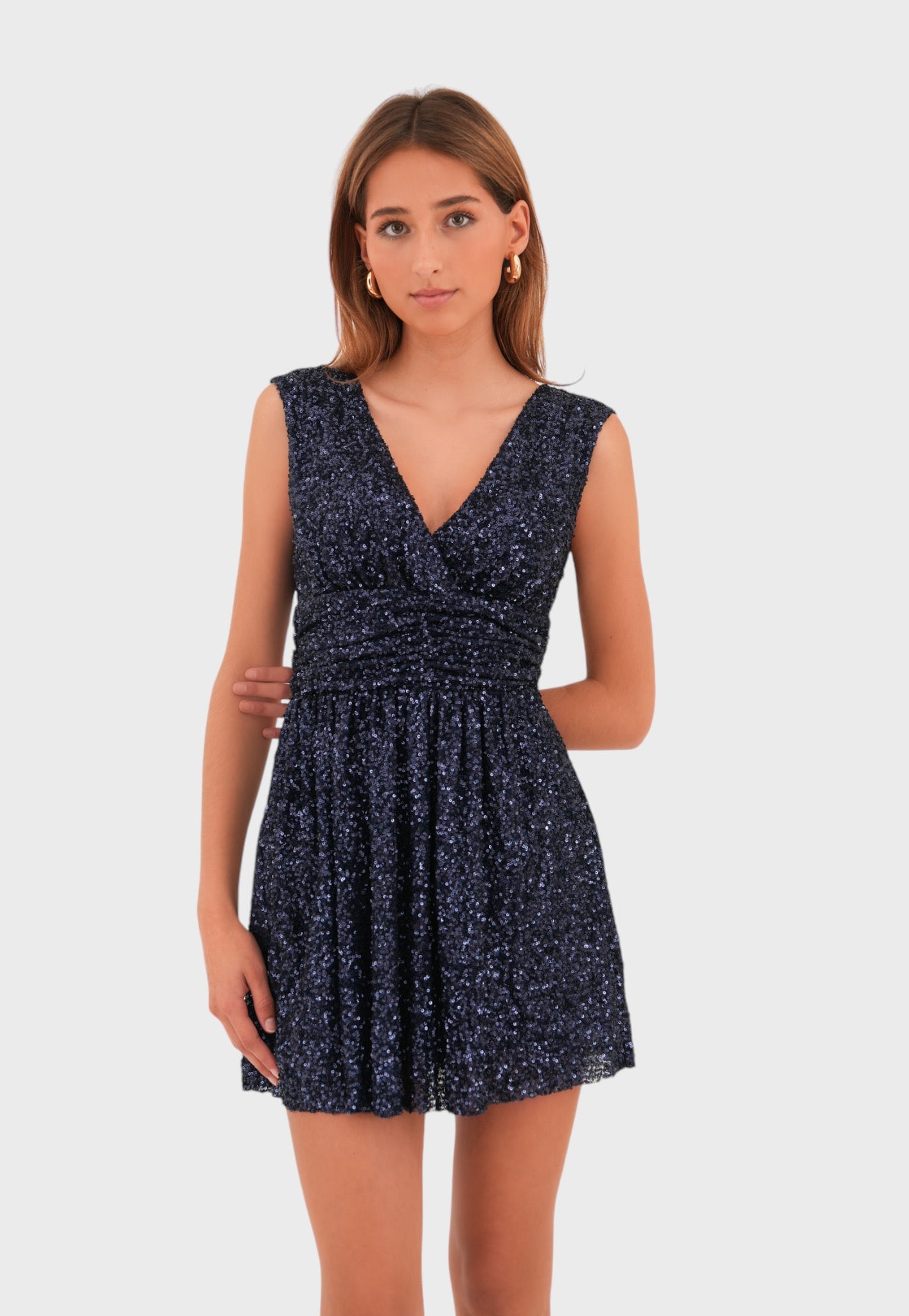 "New York" dress navy