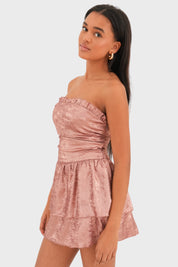 "Shining" dress pink