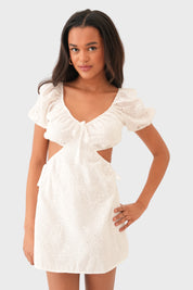 "Belle" dress white