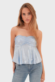 "Glowy" top blue