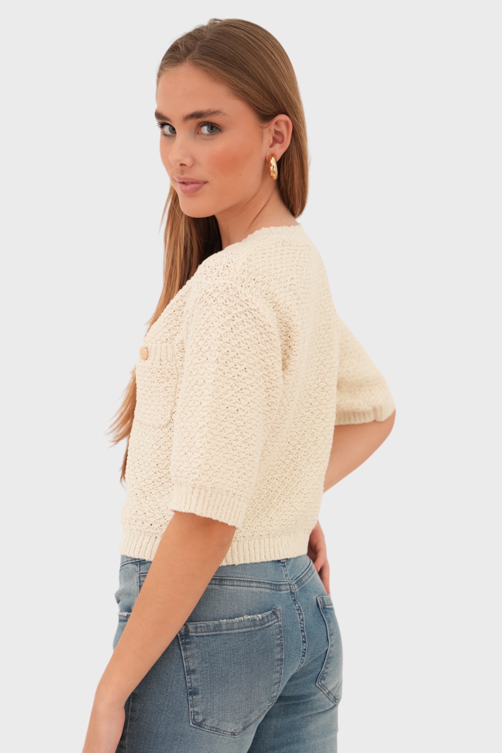 Pull "Sophia" beige