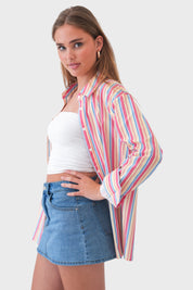 "Azul" blouse striped