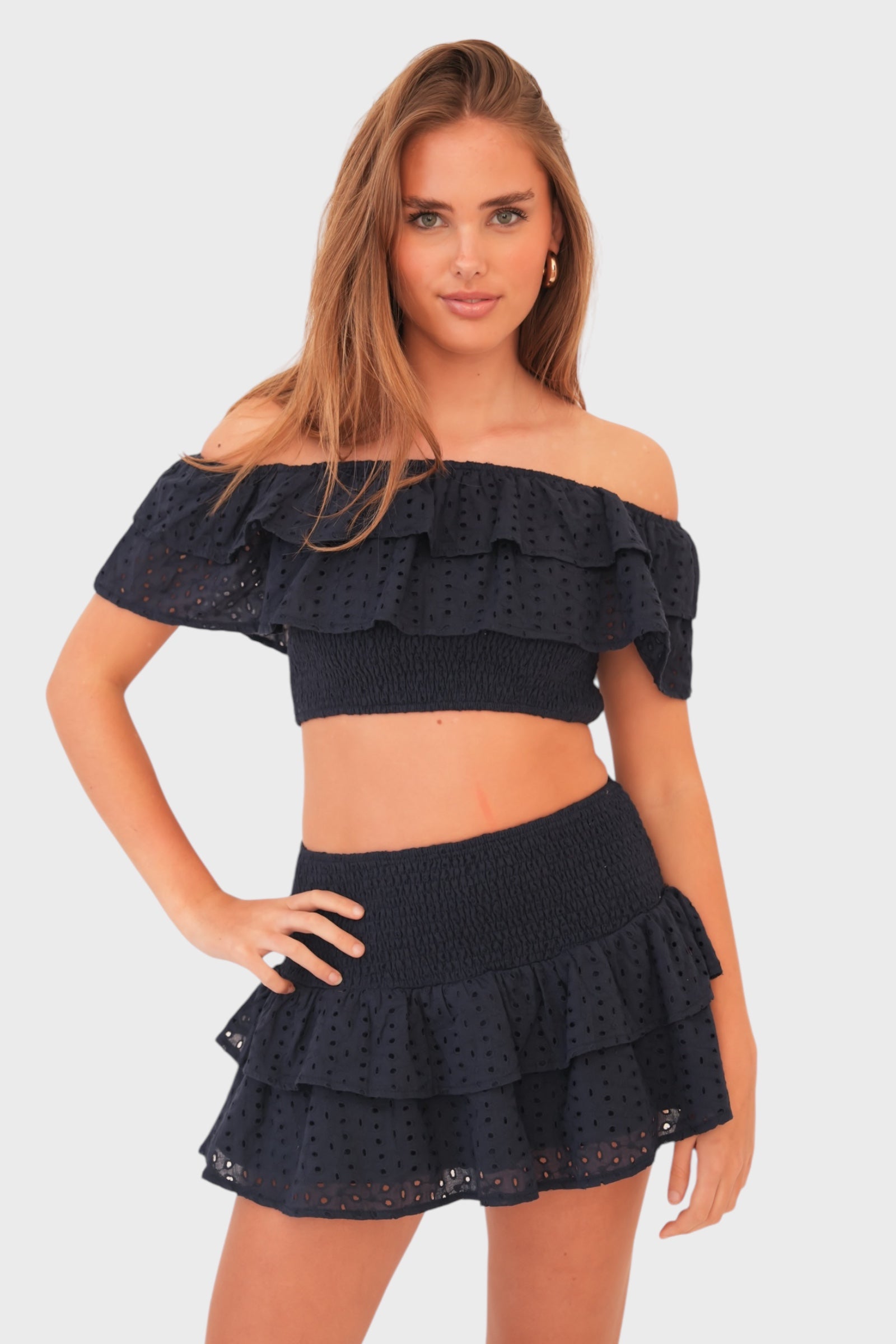 "Sunset" skirt navy