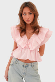 "June" blouse light pink