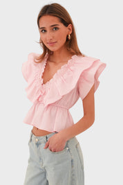 "June" blouse light pink