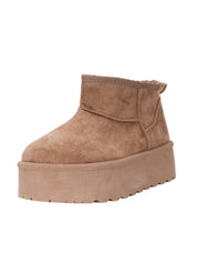 "Fall" boots taupe