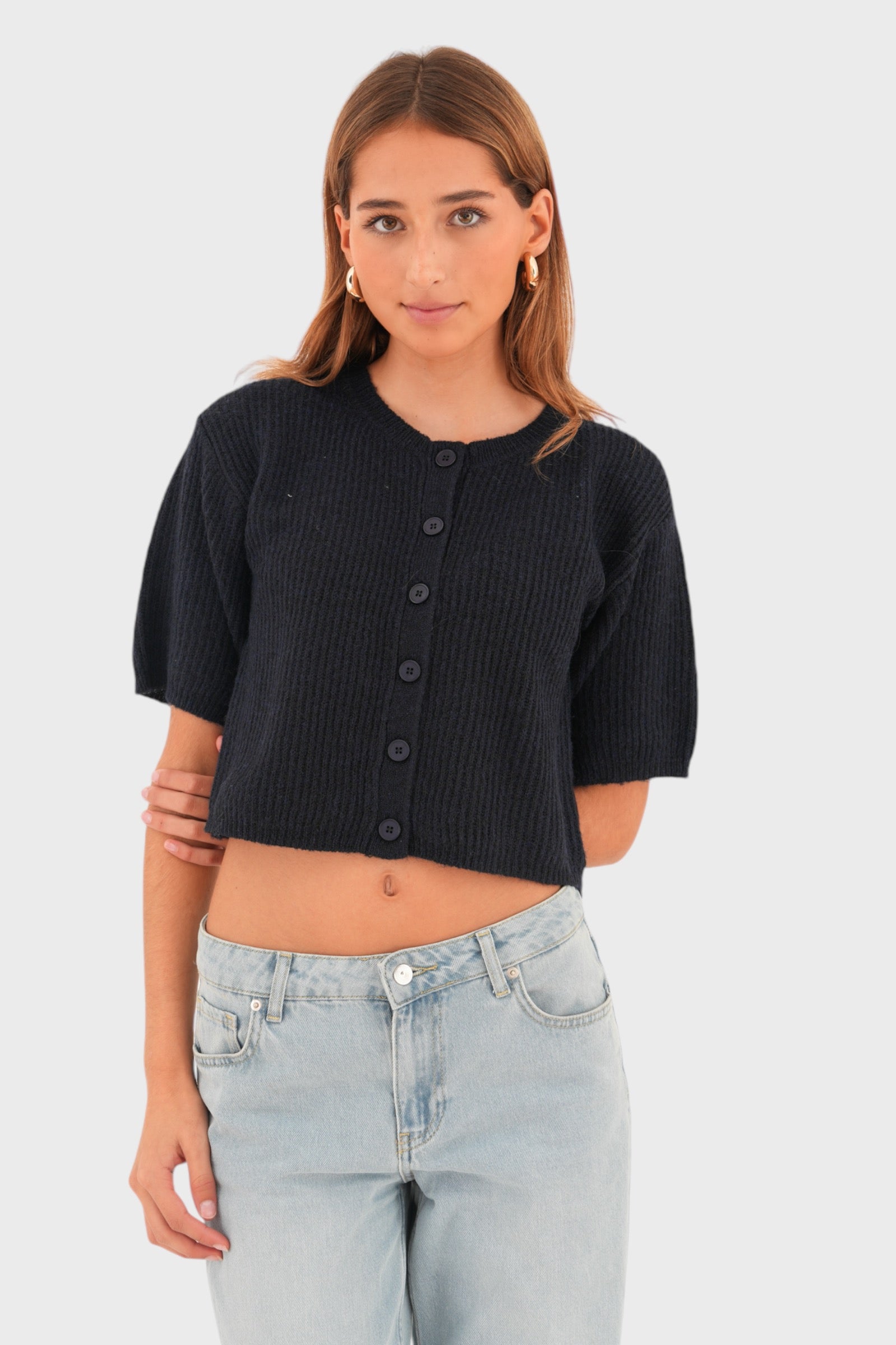 "Aspen" sweater navy