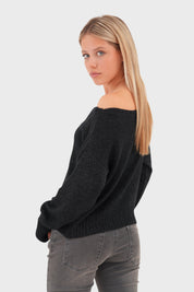 "Glitter" sweater black