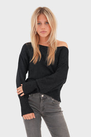 "Glitter" sweater black