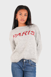 Pullover „Paris“ grau