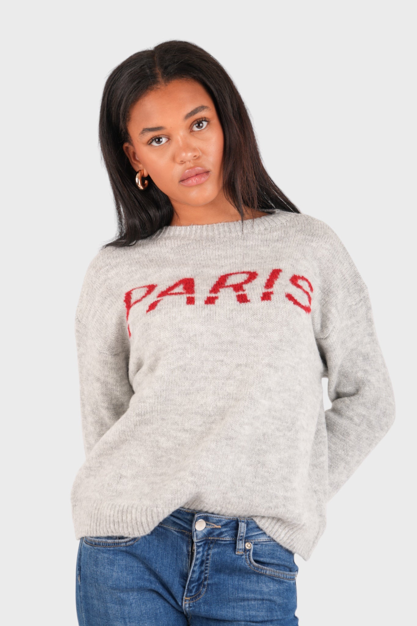 Pullover „Paris“ grau