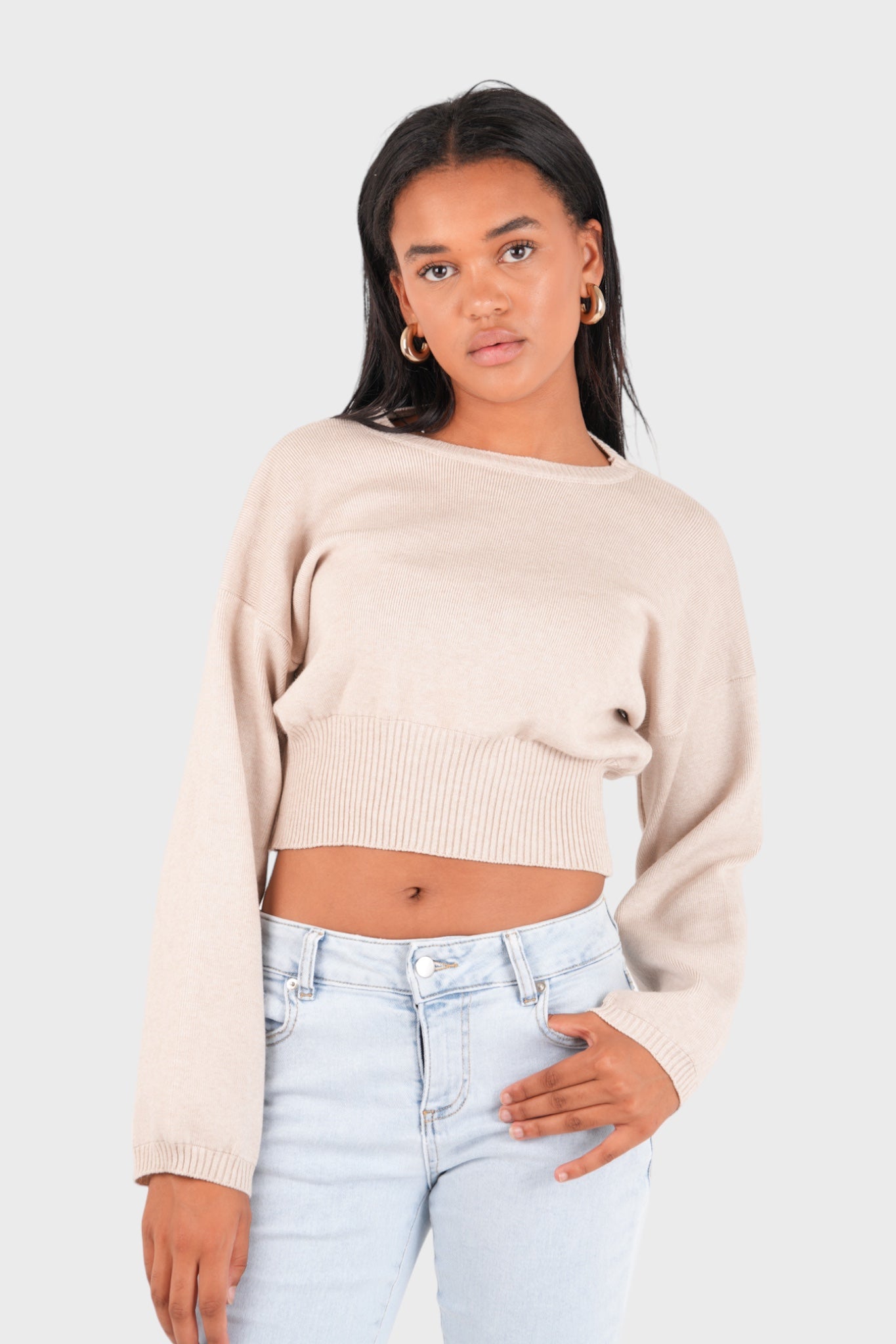 "Soft glow" sweater beige