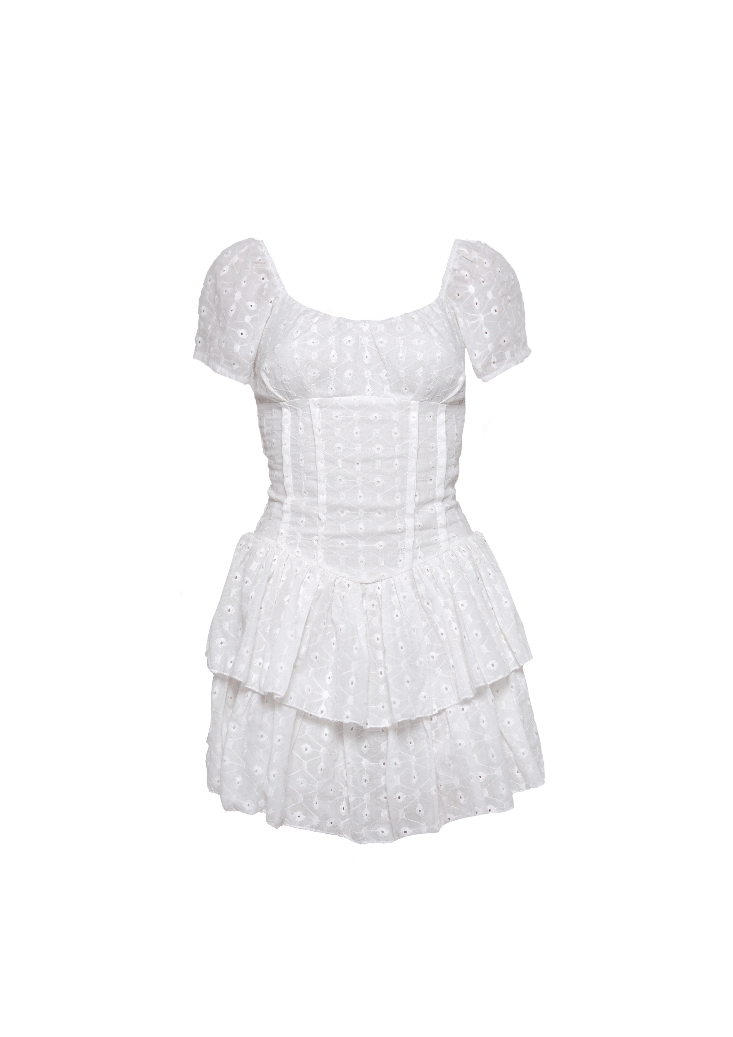"Midsummer" dress white