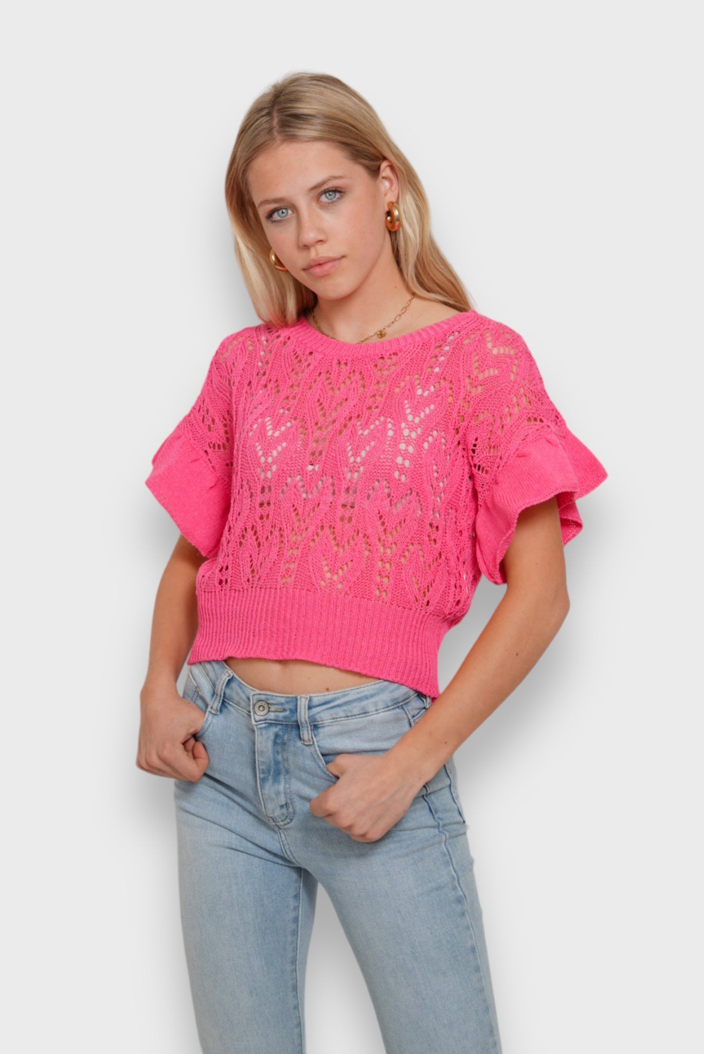 "Cannes" top pink