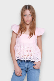 "Lily" top pink