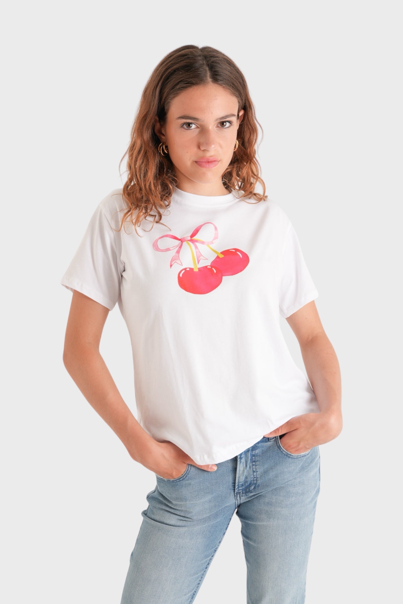 "Cherry bow" t-shirt