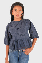 "Dazzle" blouse navy