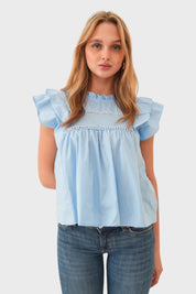 "Dreamy" blouse light blue