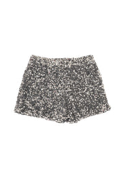 "Sparkle" shorts silver