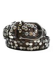 "Studded" belt brown