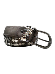 "Studded" belt brown