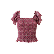 "Tulum" ruffle top