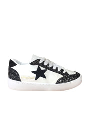 "Glitter star" shoes black