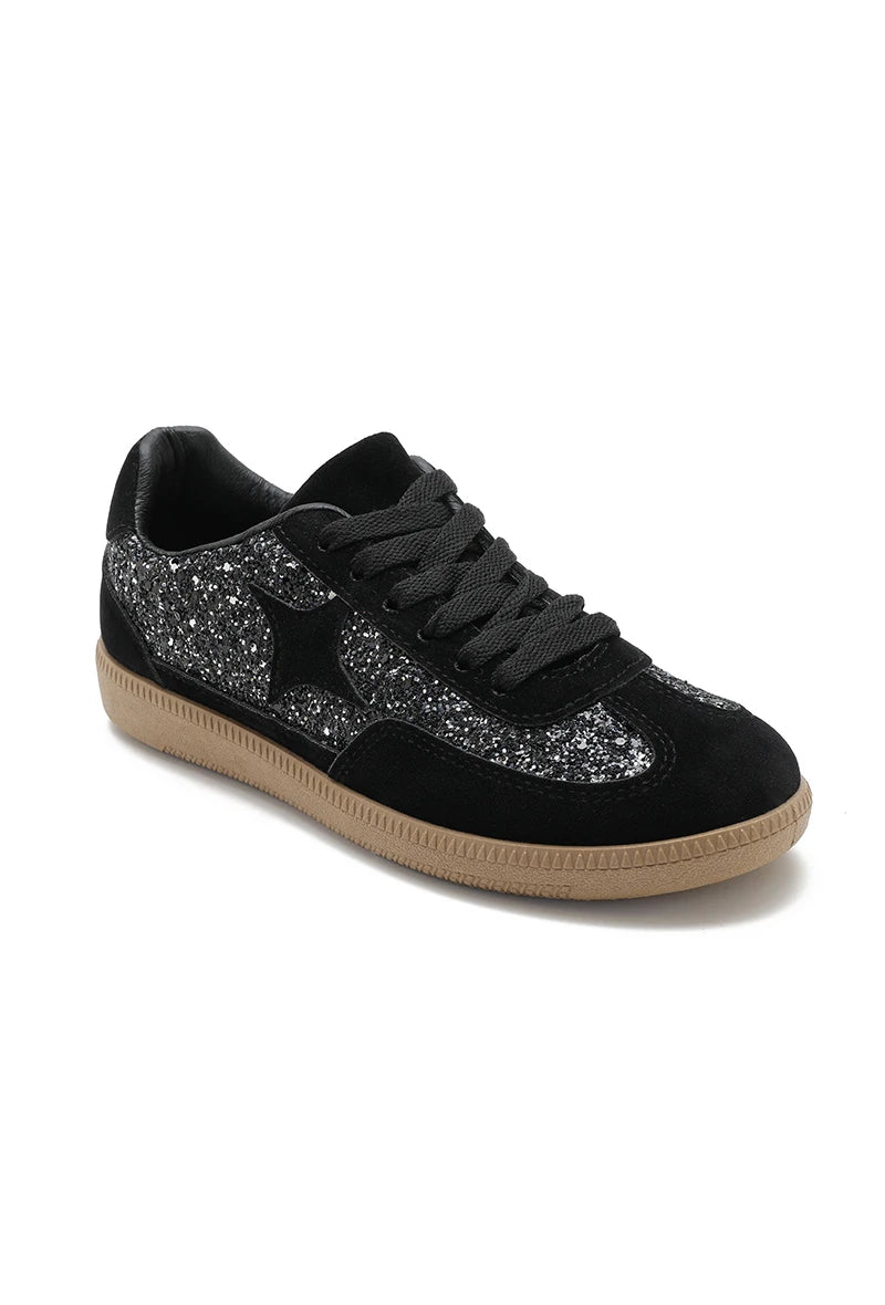 "Glitter" Shoes Black