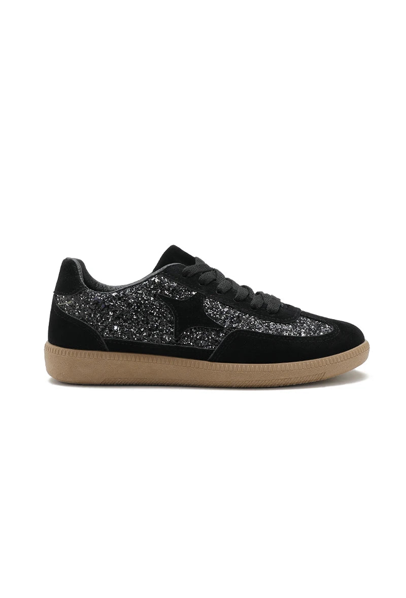 "Glitter" Shoes Black