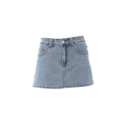 "Seaside" denim skirt blue